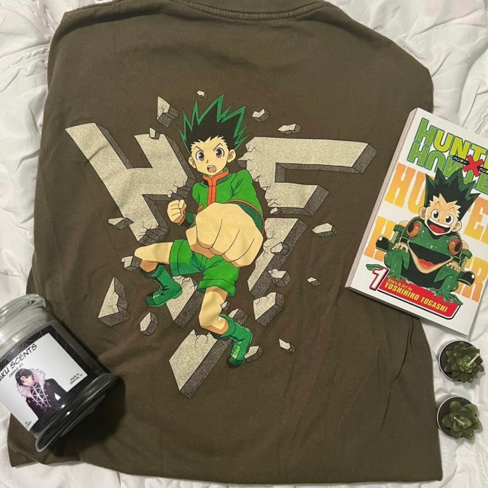 Hypland Hunter x Hunter Gon Freecss olive tee (S)